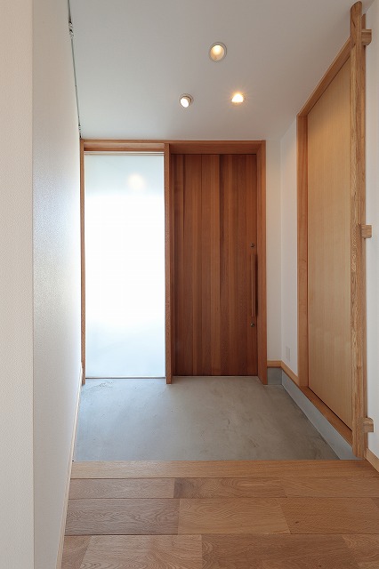 我が家の玄関の全景