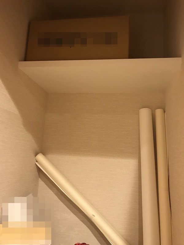 和室の収納内