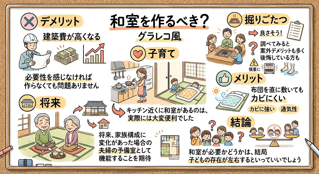 和室は万能なユーティリティルーム