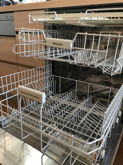 ミーレを開けたところ