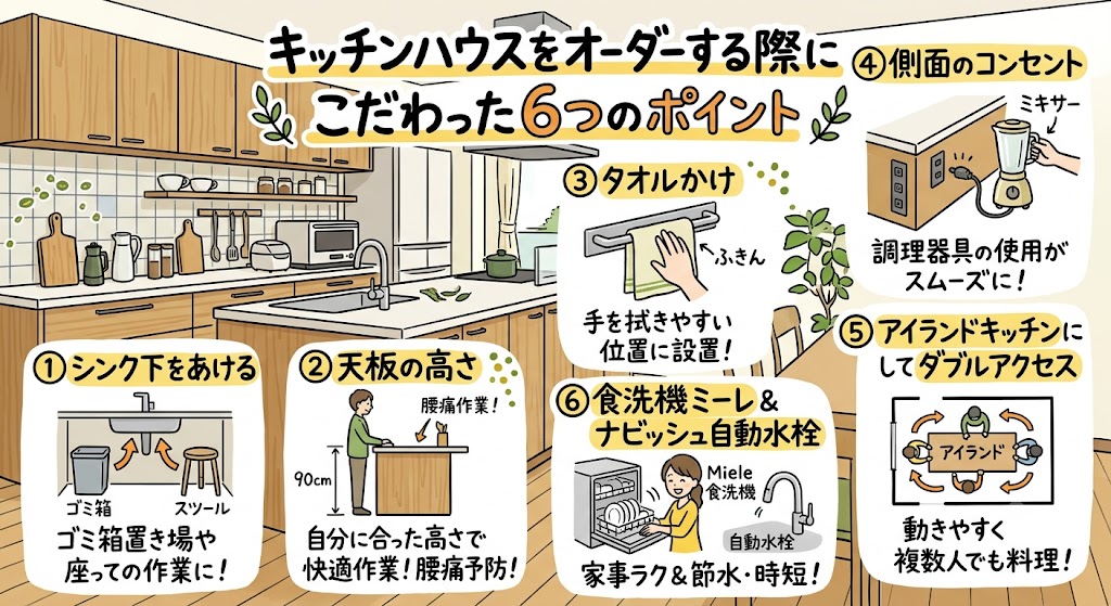 シンク下
高さ
タオル
コンセント
ダブルアクセス
食洗機ミーレ＆ナビッシュ自動水栓