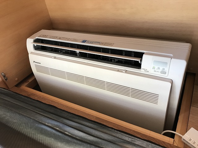 床下エアコン暖房