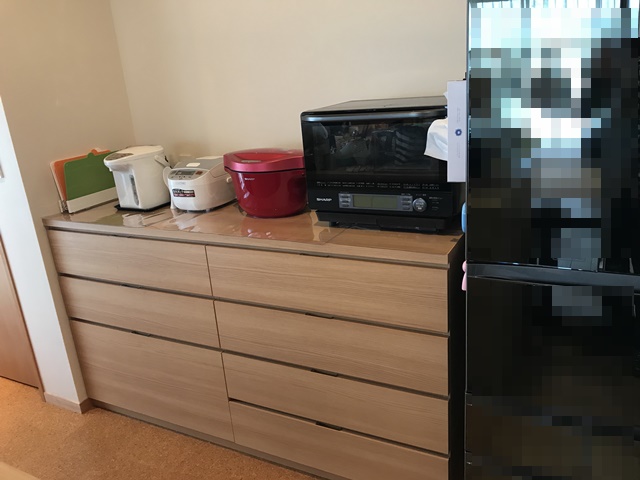 キッチンの背面収納