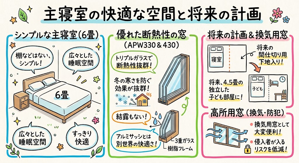 主寝室のまとめ
