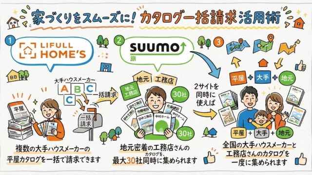 平屋のカタログを一番簡単に集める方法