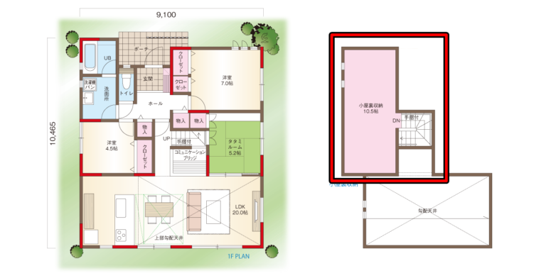 桧家住宅さんの平屋「スマート・ワン」間取り3つのおすすめポイント【高い視点が気持ちいい!コミュニケーションブリッジのある3LDK注文住宅 ...