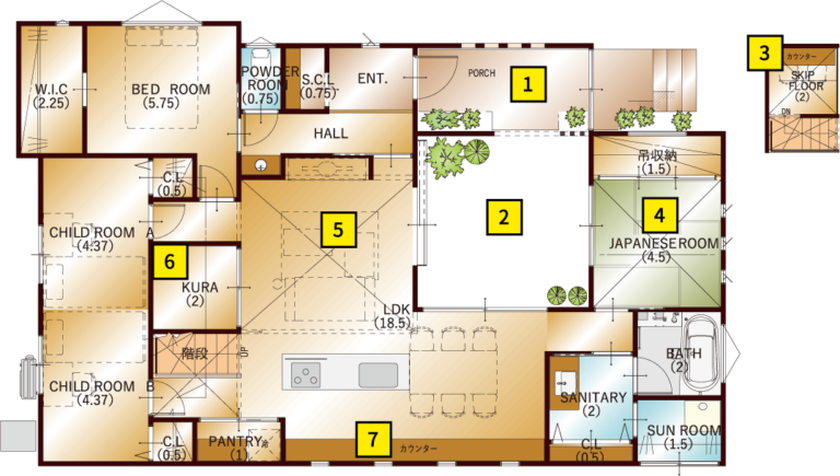 4LDKの平屋間取り図53選！｜ヒラヤスタイル