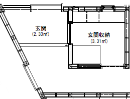 我が家の玄関収納の間取り 