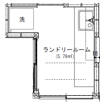 我が家の脱衣所 