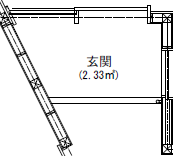 我が家の玄関間取り