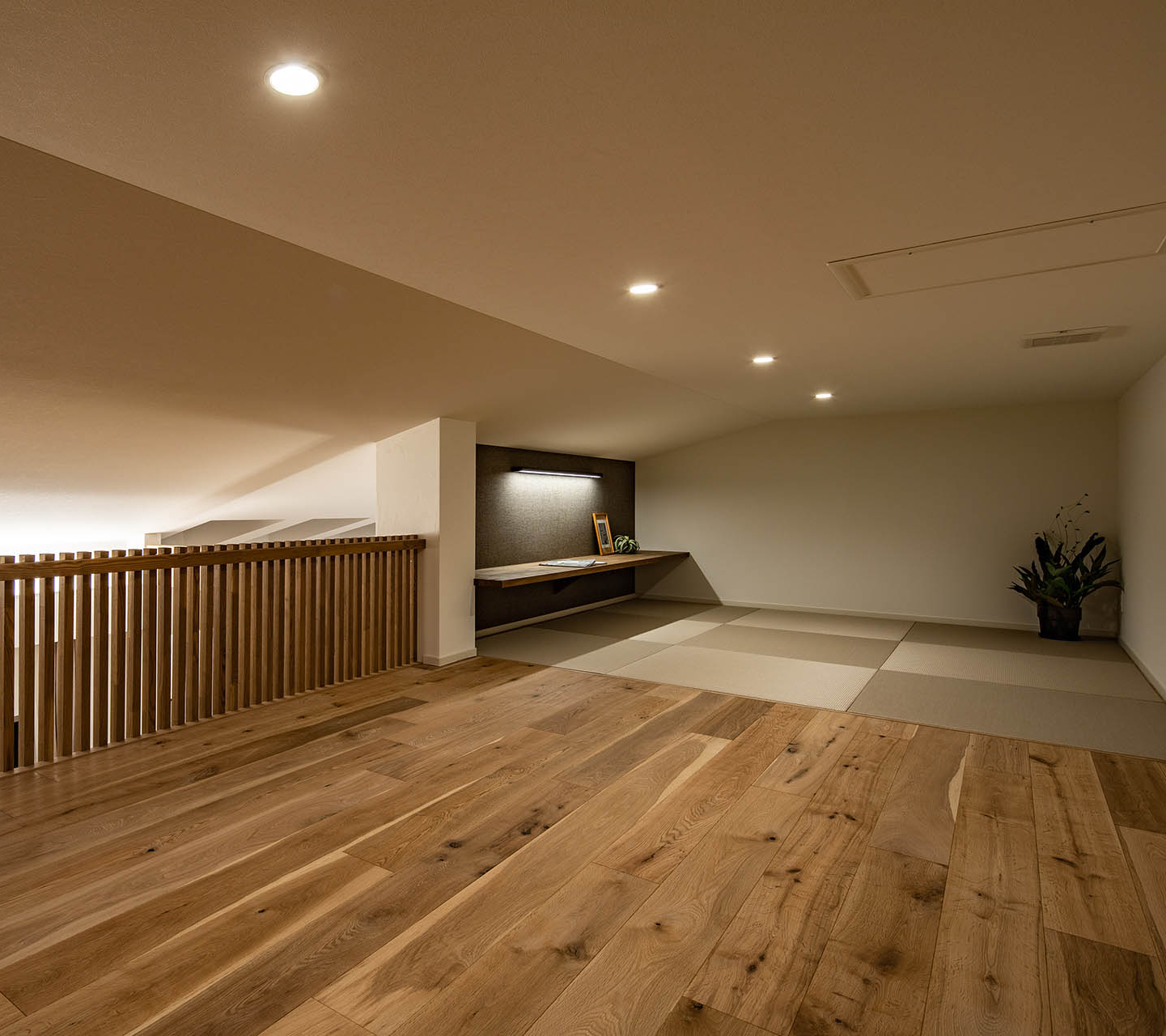 イワキさんの次世代の平屋モデルのロフト