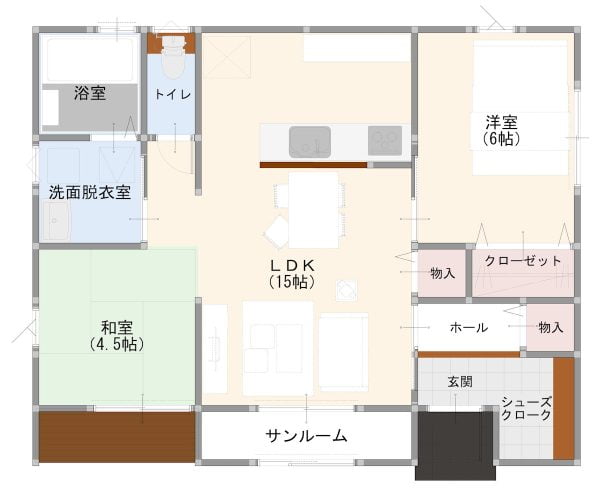 戸建プラザさんの間取り図