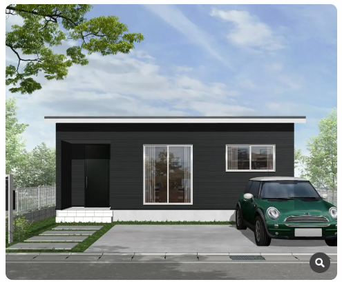 アルデさんの平屋の外観