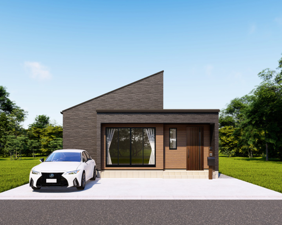 アーム（ARM）さんの平屋の外観