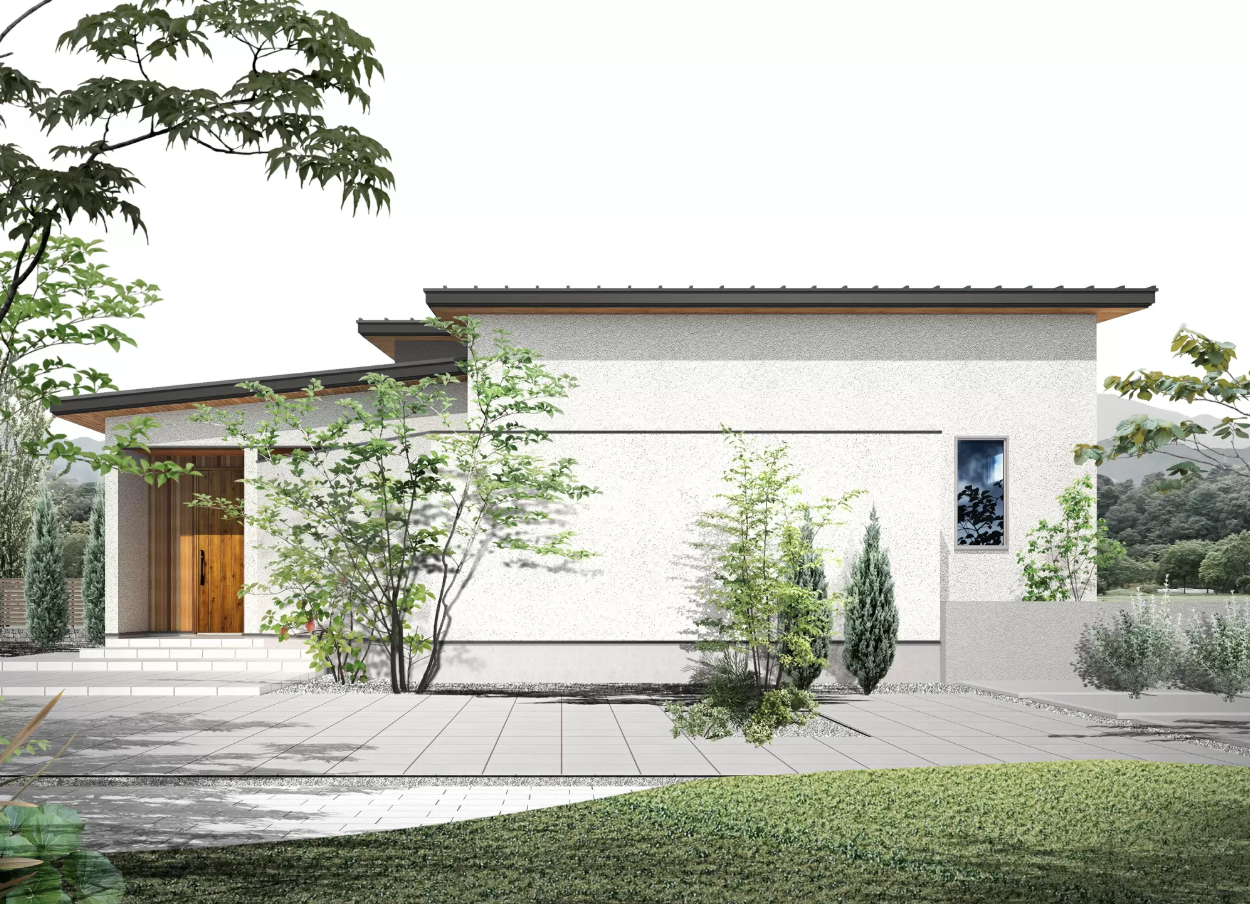 石友ホームさんの平屋「本開発の家」の外観