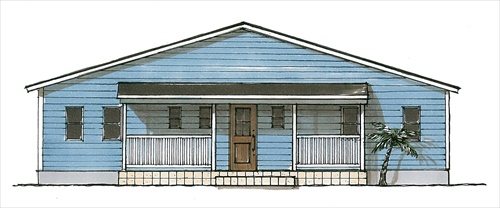 ヴィンテージホームズさんの平屋「サーファーズスタイル」の外観