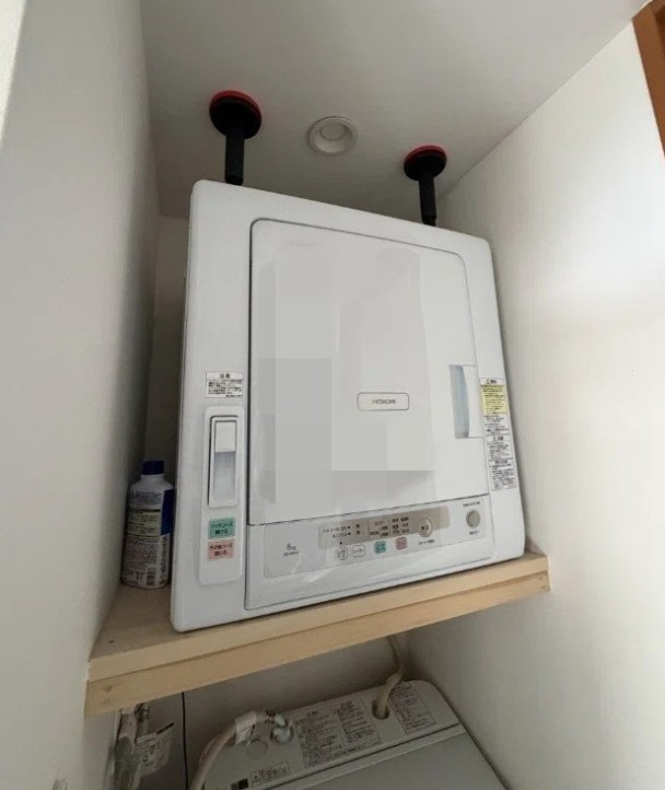 DE-N60HVを造作棚に設置