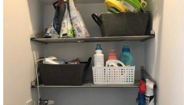 パイプ式の棚